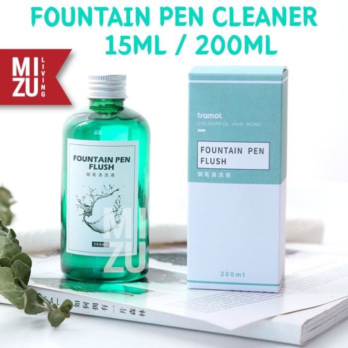 

MIZU Fountain Pen Cleaner Liquid 15/200ML Cairan Pembersih FountainPen