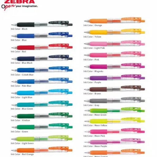

MNVH5557 【FSASH SALE】 Pulpen Zebra Sarasa 0.5 / Zebra Sarasa Clip