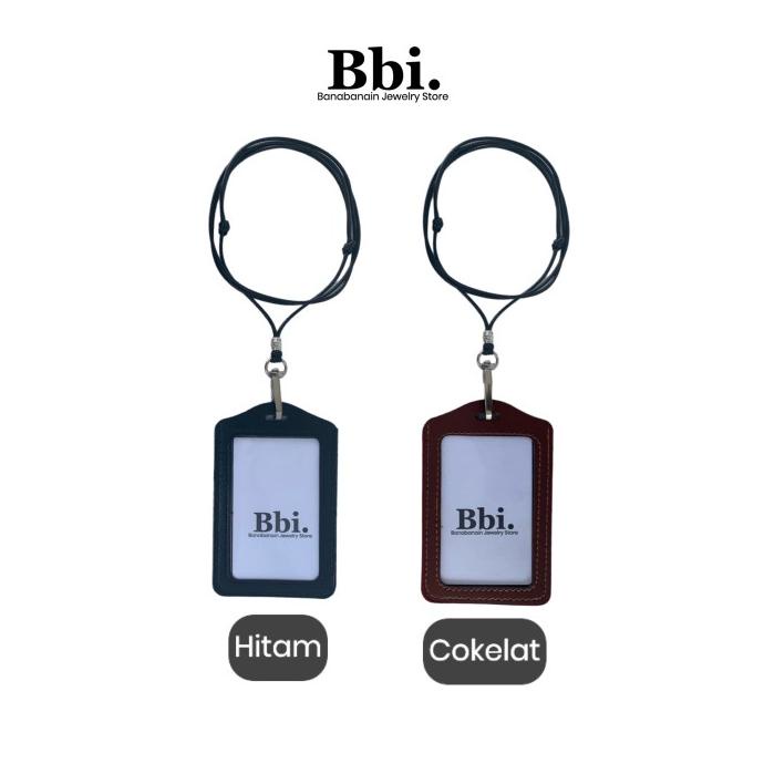 

Lanyard ID Card Holder Slide Knot Kalung Name Tag Kartu CHSLIDE