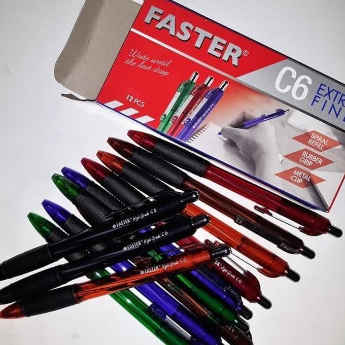 

Pulpen Ballpoint Faster C6