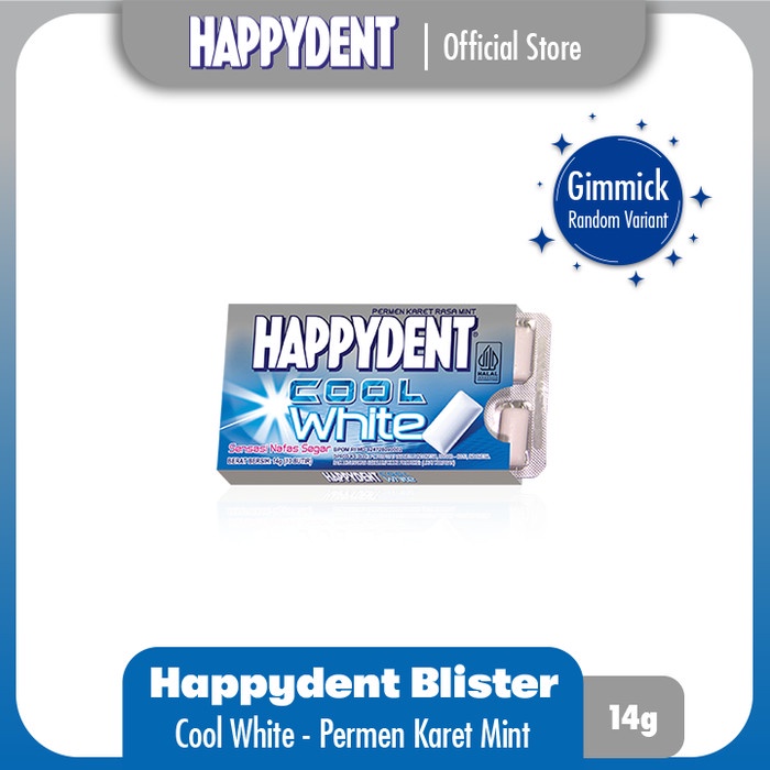 

Tidak Untuk Dijual - Happydent Cool White Mint Blister 14G