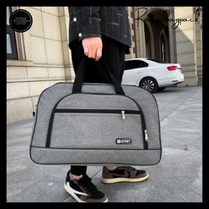 Tas Travel Pakaian Jinjing Jumbo Model Korea Kekinian Pria Wanita