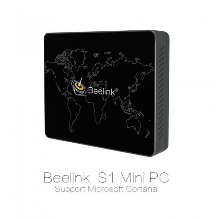 BEELINK S1 Mini PC Apollo Lake N3450 4G 64G Windows 10 SATA 3.0 Type C