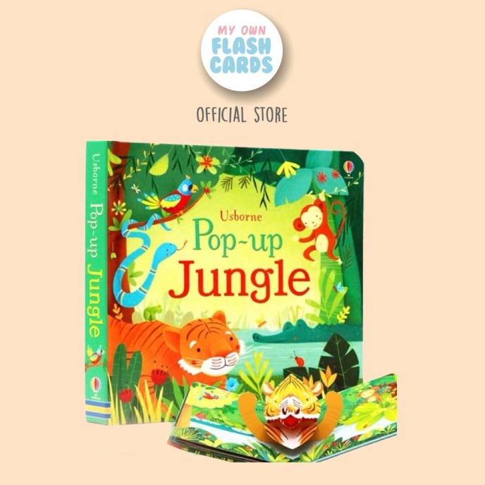 

Usborne Pop Up Book Jungle - Buku Edukasi Impor Anak Children Animal