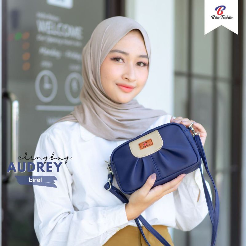 TAS AUDREY by Biru tsabita / tas slempang murah