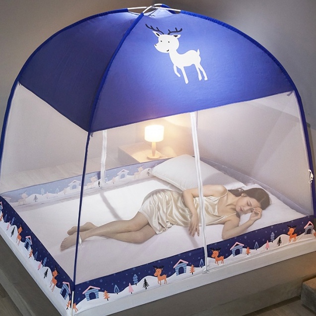 Kirim Langsung Kelambu Tidur 120*200CM Kelambu Lipat Anti Nyamuk Kelambu Pelajar Kelambu Lipat Kelam