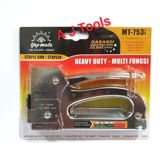 

Staples Tembak / Stapler Gun Multi Fungsi Tjap Mata Mt-753I
