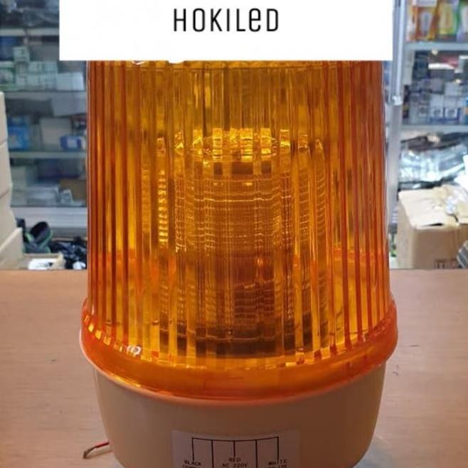 Ns Lampu Rotary 6 Inch Warning Light Lampu Rotari Lamp Multivolt Ac Dc