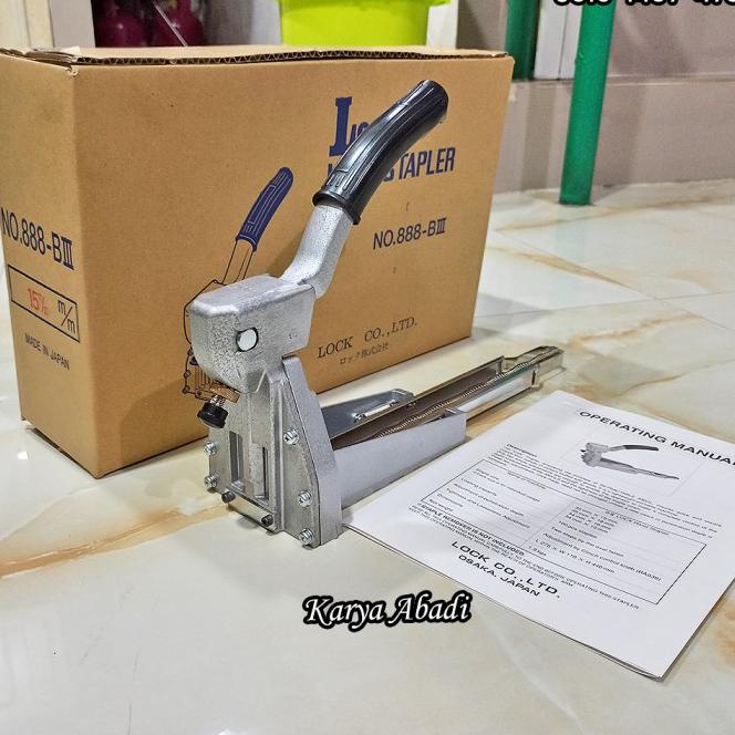 

Lock Hand Stapler 19Mm Made In Japan / Alat Mesin Staples 3518