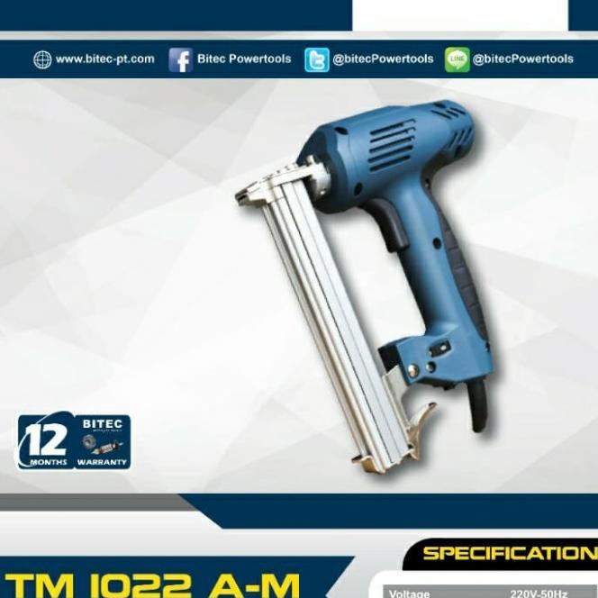 

Bitec Tm1022 Mesin Staples Paku Tembak Listrik Stapler Tm 1022 U