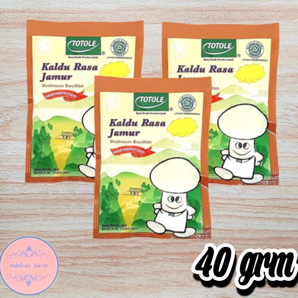 

Sale Kaldu Jamur Totole Non MSG 40 g Vegetarian
