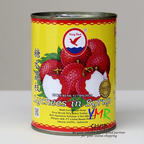 

TERLARIZZZ Buah Lychee Lechi Leci dalam Kaleng Herring Brand In Canned Di Sirup Syrup 567gr