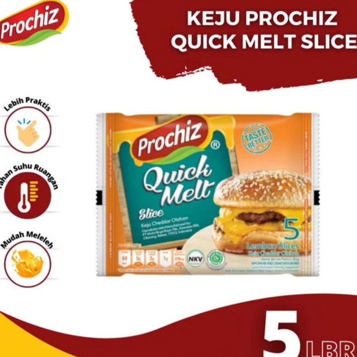 

Laris Keju Prochiz Quick Melt Slice's 5 Single Bestseller