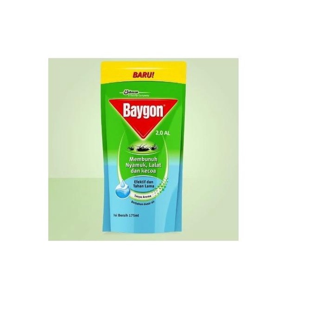 Baygon Liquid Spray Cair Tanpa Aroma Refill Pouch 175 Ml