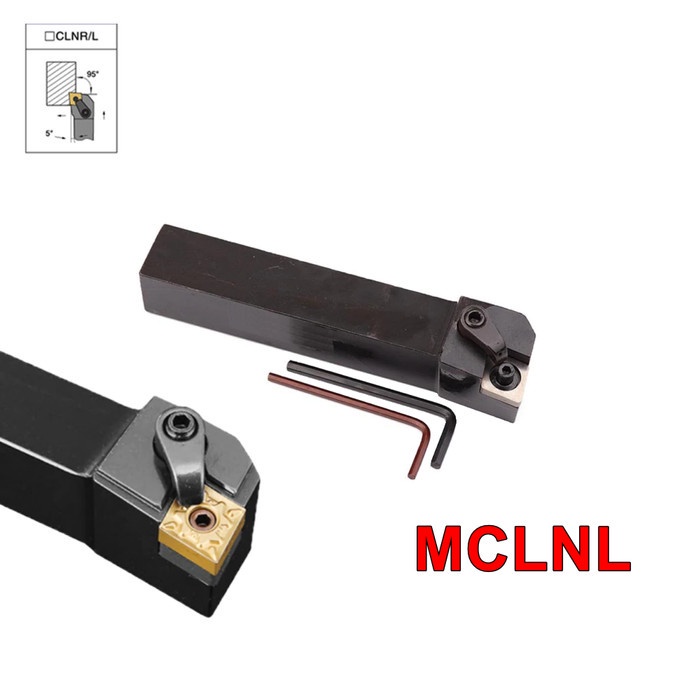 Holder MCLNL 2525 16 Insert CNMG 16 Pahat Bubut Luar Kiri