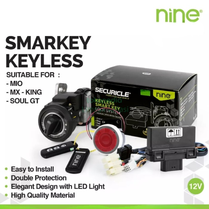 Terlaris Kunci Keyless Yamaha Mio -Smart Keyles Alarm Getar Bunyi