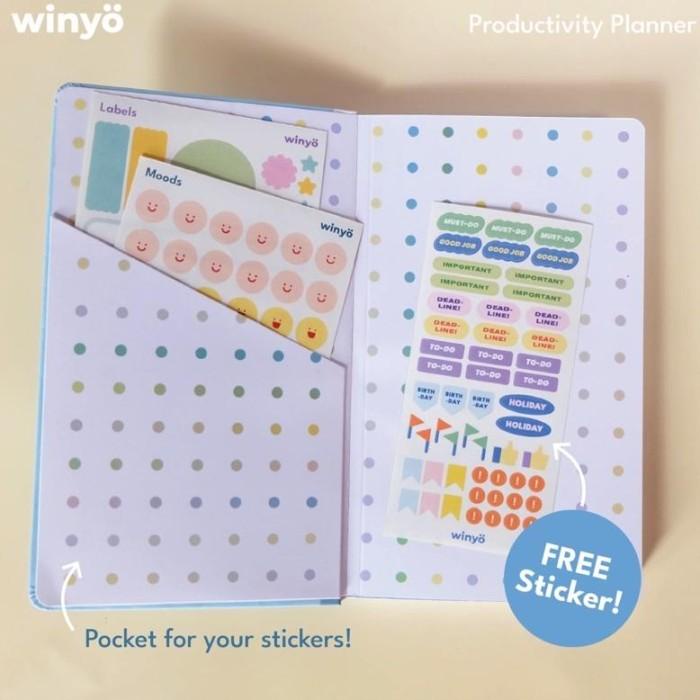 

Winyo Productivity Planner - 1 Year Monthly & Weekly Plan