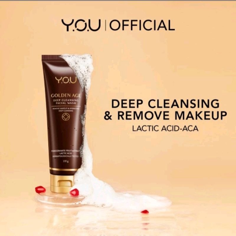 Y.O.U GOLDEN AGE DEEP CLEANSING FACIAL WASH