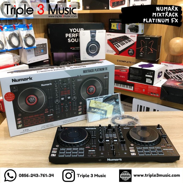 NUMARK Mixtrack PLATINUM FX DJ CONTROLLER 4 deck