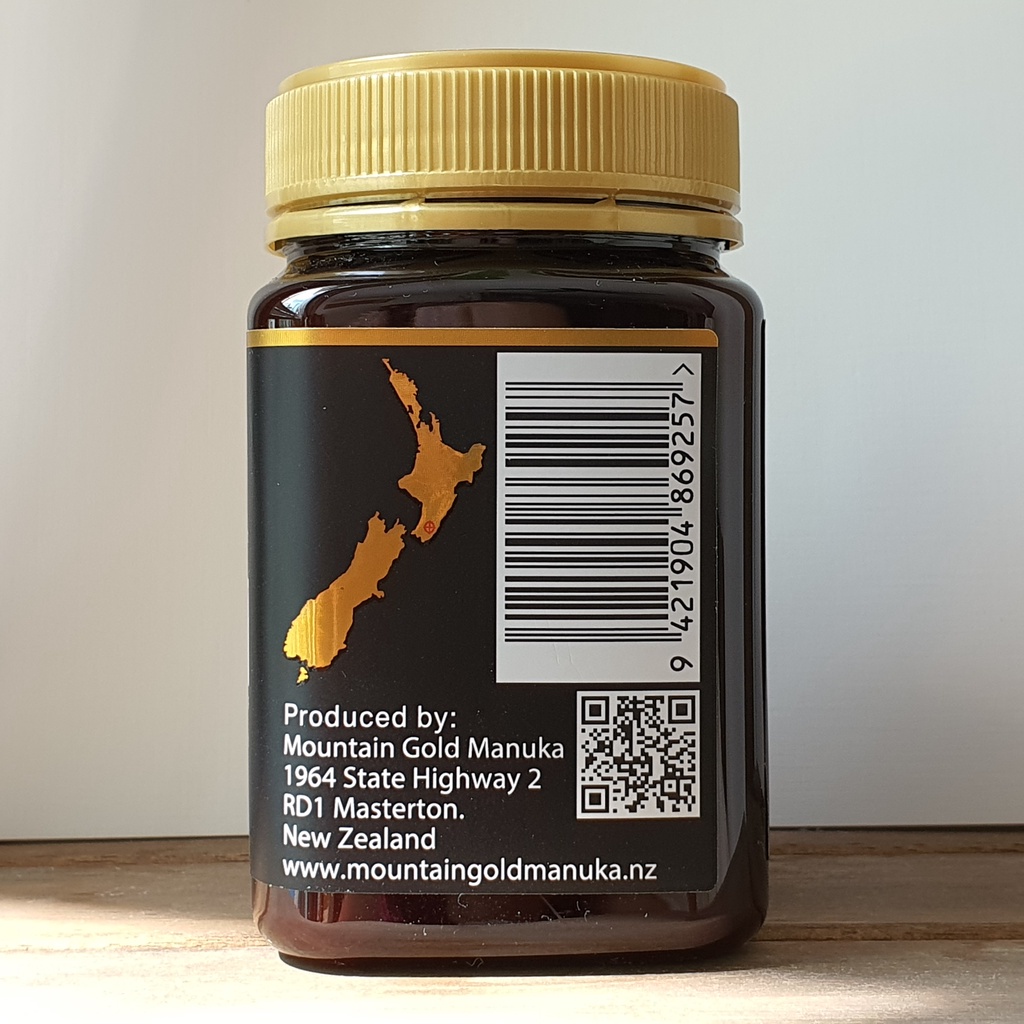 

PROMO Mountain Gold Manuka UMF 10+, 250g, 500g, Madu Manuka, Madu New Zealand