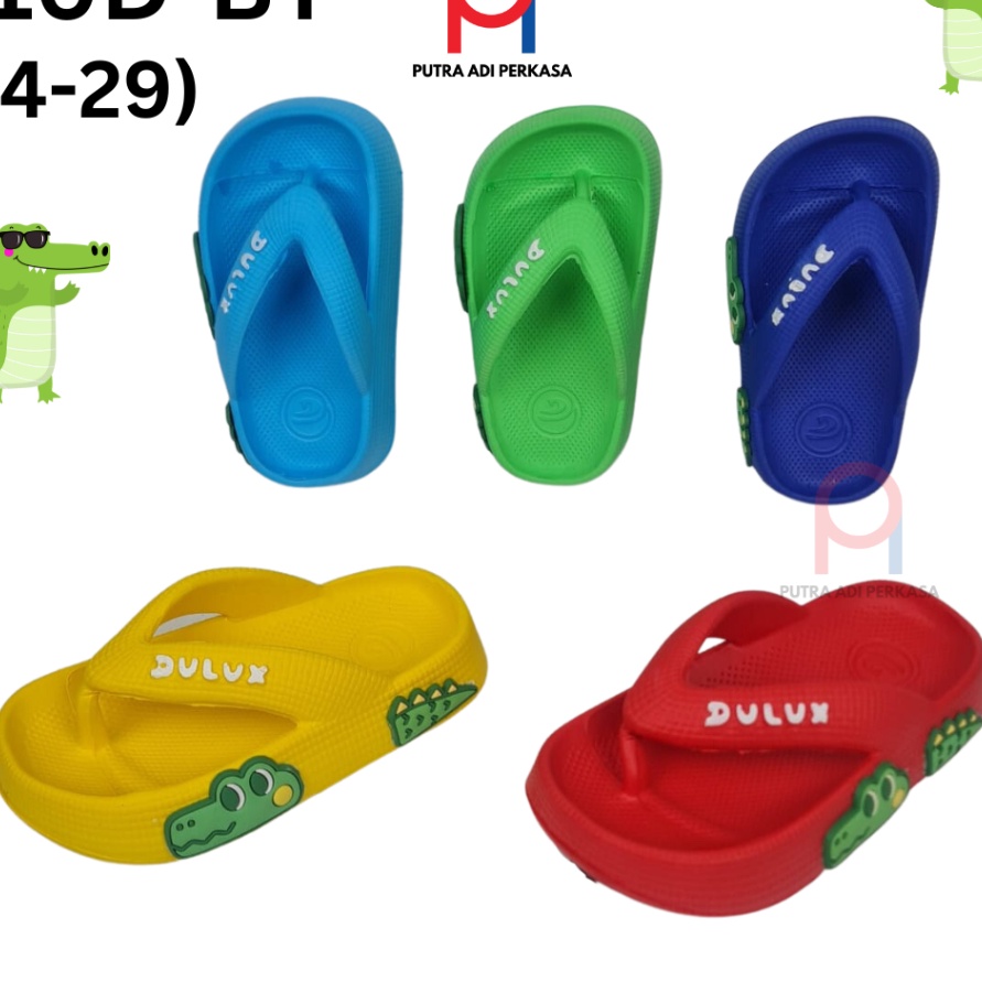 12.12 SALE Sandal anak laki Model Japit NEW Crocodile Buaya Lucu DULUX 510D BY murah