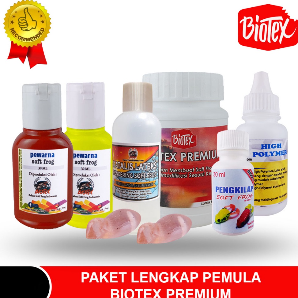 MURAH Biotex Premium Paket Lengkap Bahan Bikin Soft Frog