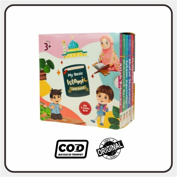 Paket Board Book Mini My Basic Islamic Learning untuk Anak Balita