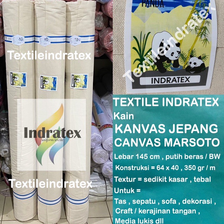 Promo besarb0B5n ( per setengah meter ) kain KANVAS JEPANG CANVAS TEBAL MARSOTO lebar 145 cm meteran