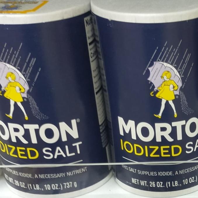 

@#@#@#] morton iodized salt 737gr garam