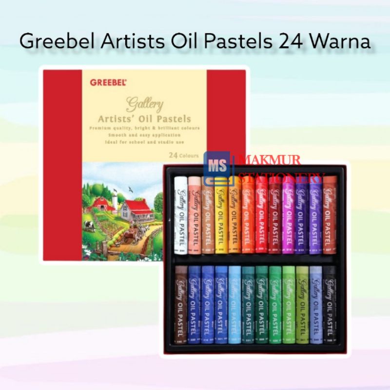 

Crayon / Kerayon Artist Greebel 24 Warna Oil Pastel