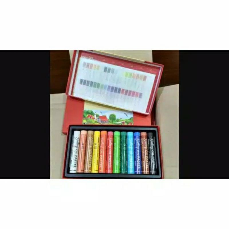 

Artists Greebel Gallery Oil Pastels 12 Colours Crayon 12 Warna
