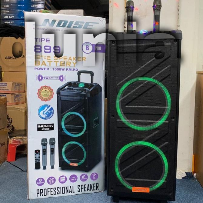 SPEAKER PORTABLE BLUETOOTH NOISE 899 B PRO - 12 x 2 inch Atas Bawah