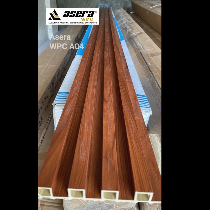 WPC Panel A04 / Wood Panel Dinding / Asera WPC Plafon / Wall Panel WPC