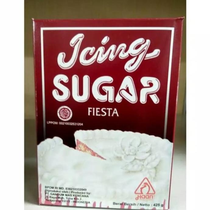 

~^~^~^] Haan icing sugar fiesta 425gr tepung gula