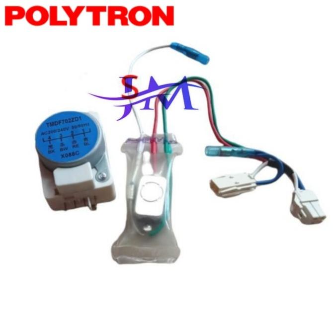 Sparepart Timer Defrost kulkas Polytron 2 pintu 1set Murah 513