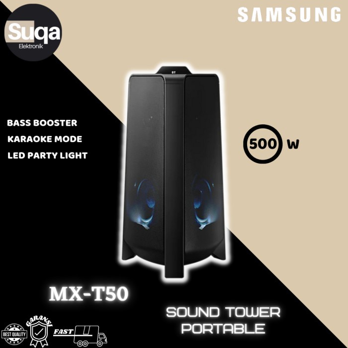 Samsung Mx-T50 Sound Tower Portable Giga Party - Mxt50