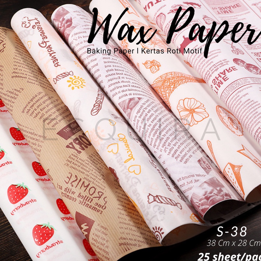 

12.12 BRANDS FESTIVAL Food Wrapper / Kertas Nasi Motif / Kertas burger / Kertas Roti 25 PCS / S-38 !!