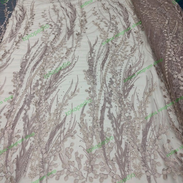 Kain tile akar.tile mutiara.tile bordir.tile kebaya.tile murah.bordir