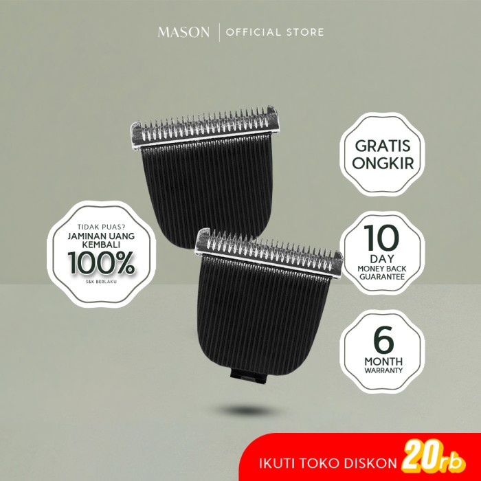 Replacement Blades (Pisau Pengganti) - Mason Grooming - Bundle of 2