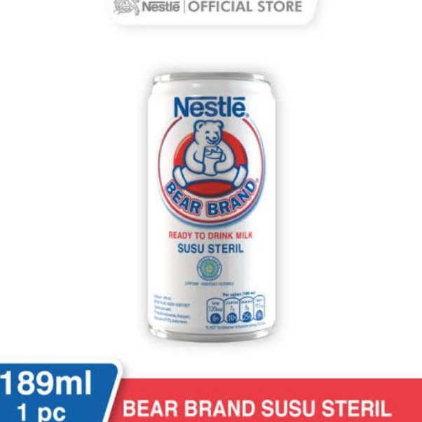 

➵➭✬ SUSU BERUANG BEAR BRAND 189ML /PC