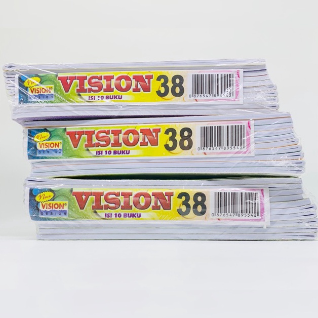 

Buku Tulis VISION 10x38 Lembar A5 [ART. H8F9]