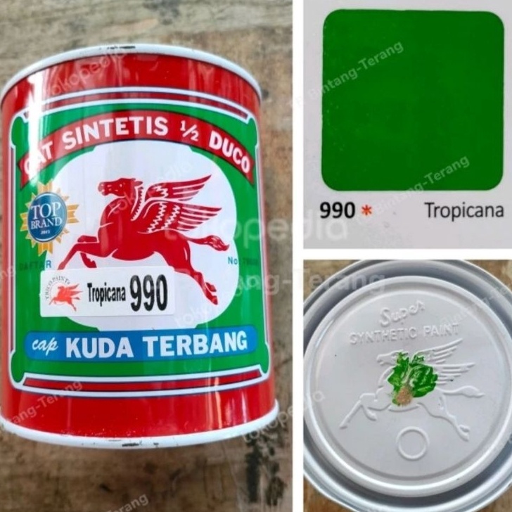 

Model Baru Kuda Terbang 990 Tropicana Cat Minyak Besi Kayu 1 Kg