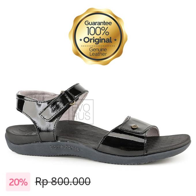 New Sandal Scholl Biomechanics Black Lb5 Kulit Asli 100% Original Leather Terbaik
