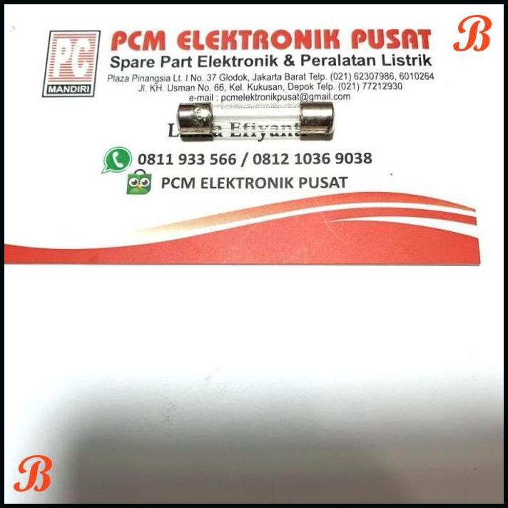 FUSE KACA / SIKRING 6 X 30 1A 250V [PCME]
