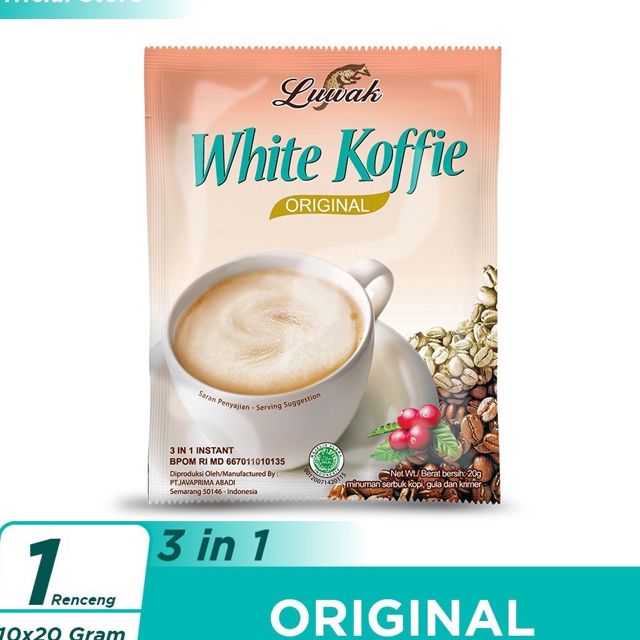 

KQJN8636 Free Ongkir Kopi Luwak White Koffie Original 10x20gr (Renceng)