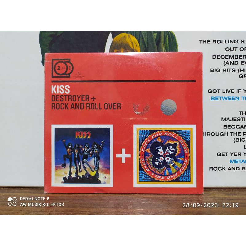 Audio CD : KISS - DESTROYER + ROCK AND ROLL OVER (NOS Segel).