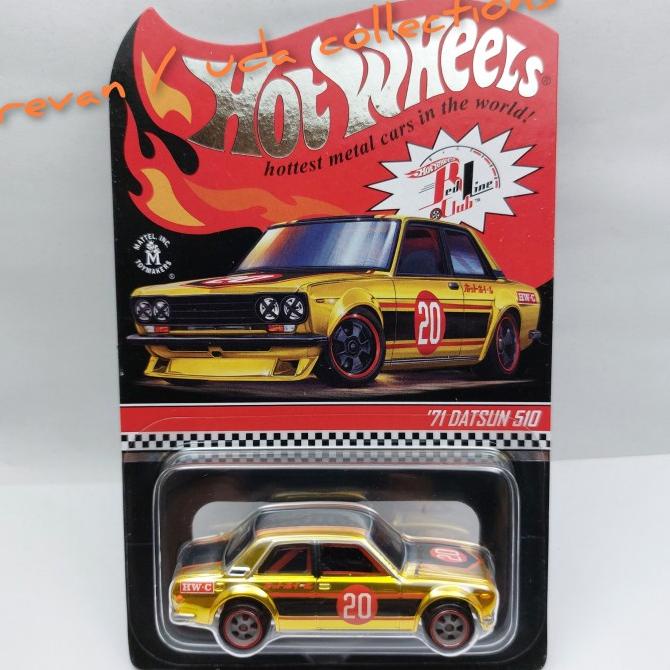 Hot Wheels 2019 RLC - 71 Datsun 510 Gold