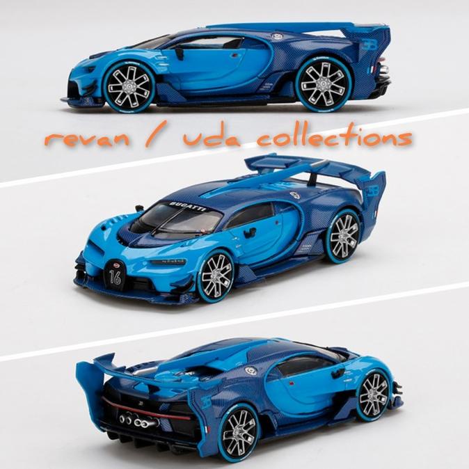 MiniGT Mini GT 266 Bugatti Vision Gran Turismo Light Blue - reguler