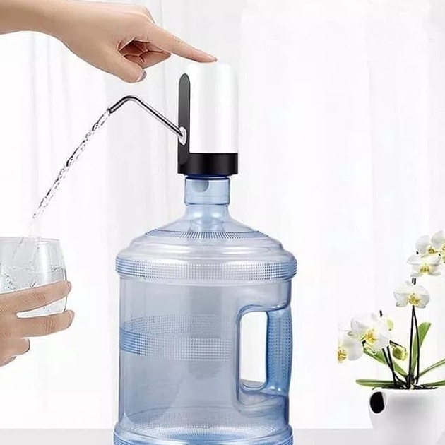 QXPJ5458 Terbaru Pompa Galon Elektrik Tuumyy Recharge Dispenser Air Galon Charge DISPENSER USB