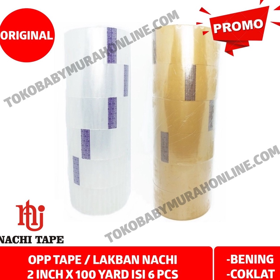 

5.5 HARGA GROSIR OPP NACHI 2` X100YD BENING ISI 6